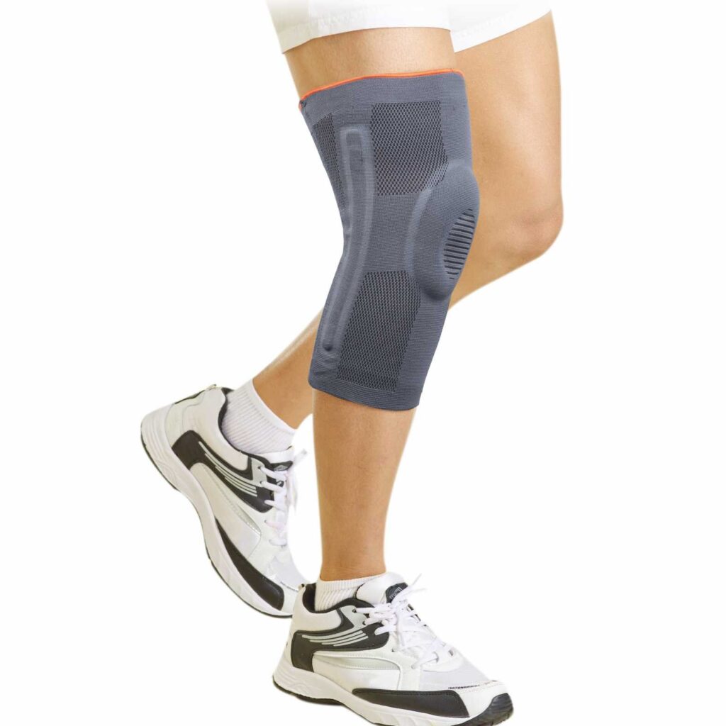 3D Knee Brace With Medio-Lateral Stays - Hinged Knee Braces available at Steps Creators Dubai, UAE