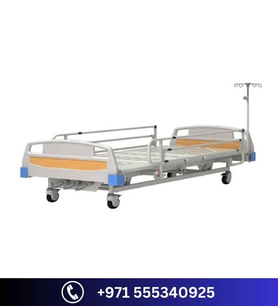 Manual Bed (Two Functions) - Hospital beds available at Steps Creators Dubai, UAE