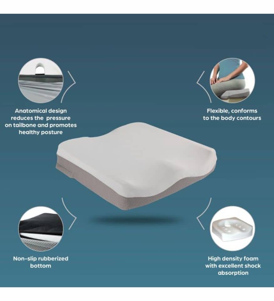 Coccyx Cushion Seat — Orthotics in Dubai | Steps Creators UAE — View 3