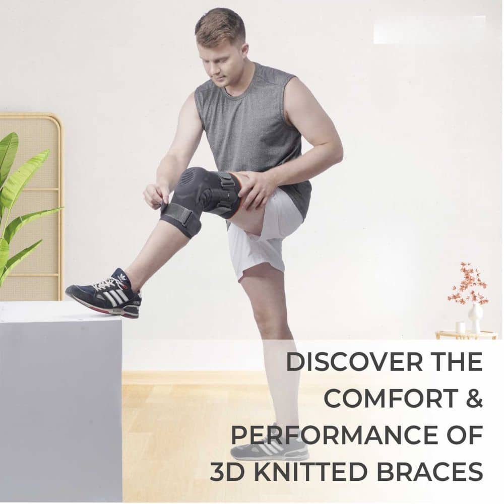 3D Hinged Knee Brace — Hinged Knee Braces in Dubai | Steps Creators UAE — View 4