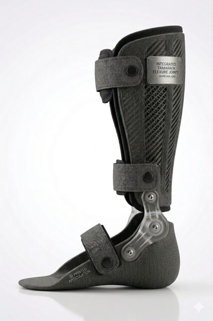 Hinged Ankle Foot Orthosis - Ankle Braces available at Steps Creators Dubai, UAE