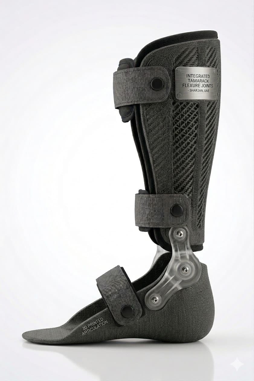 Hinged Ankle Foot Orthosis - Ankle Braces available at Steps Creators Dubai, UAE