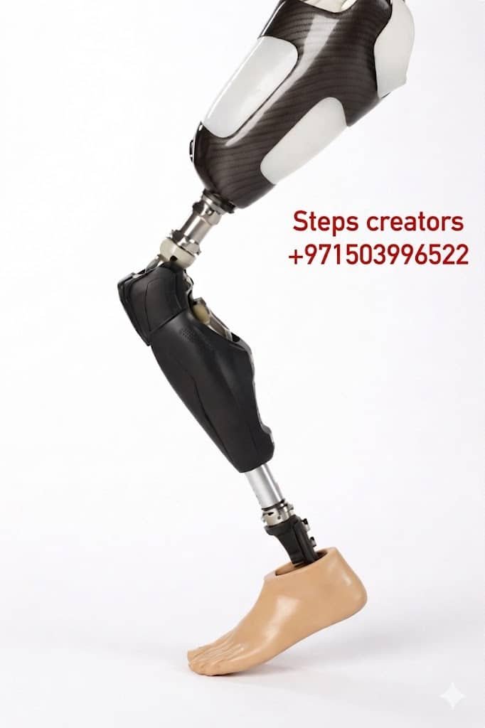 Above-Knee Prosthesis (Transfemoral Prosthesis) - prosthetic available at Steps Creators Dubai, UAE